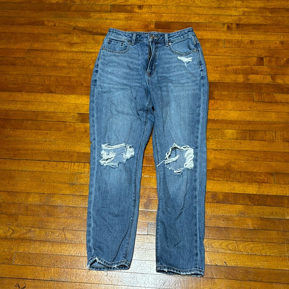 American Eagle Ripped Mom Jeans